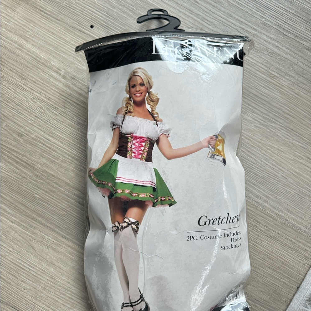 Leg Avenue Gretchen Costume with Green and White